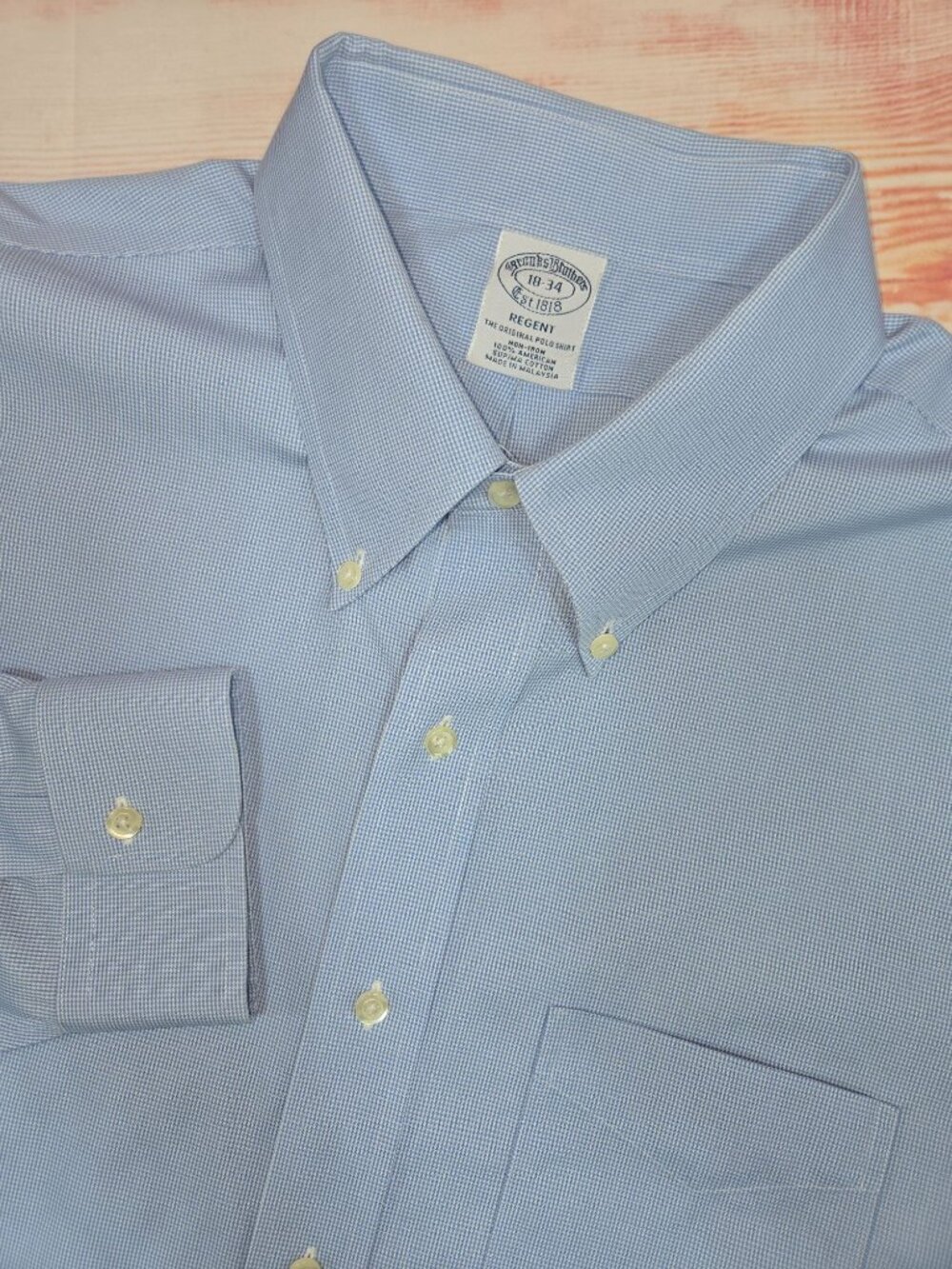 Brooks Brothers Regent Fit Non-Iron Dress Shirt 18-34 XXL